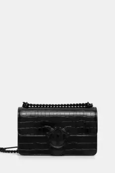 Кожаная сумочка Pinko, черный