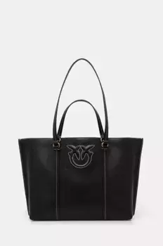 Кожаная сумочка Pinko, черный