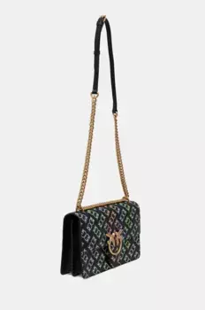 Кожаная сумочка Pinko, черный
