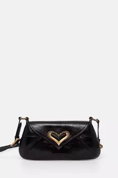 Кожаная сумочка Pinko, черный