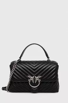 Кожаная сумочка Pinko, черный