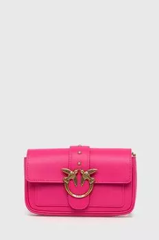 Кожаная сумочка Pinko, фиолетовый