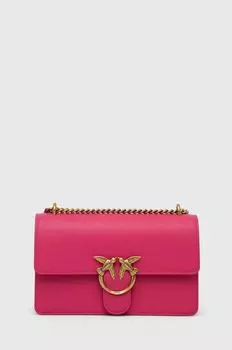 Кожаная сумочка Pinko, фиолетовый