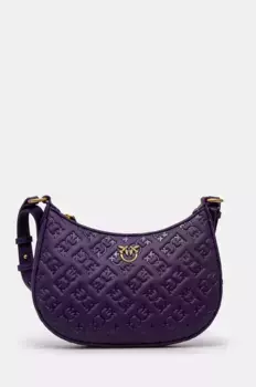 Кожаная сумочка Pinko, фиолетовый