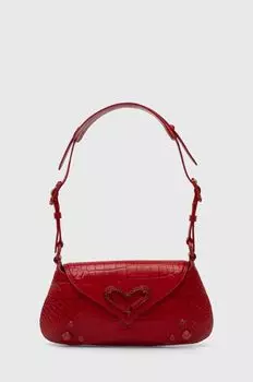 Кожаная сумочка Pinko, красный