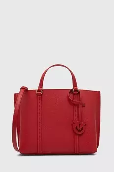 Кожаная сумочка Pinko, красный