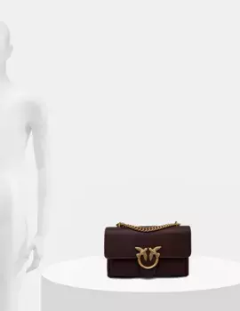 Кожаная сумочка Pinko, красный