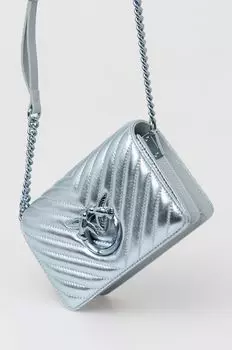 Кожаная сумочка Pinko, синий