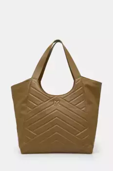 Кожаная сумочка Pinko, зеленый