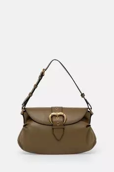 Кожаная сумочка Pinko, зеленый