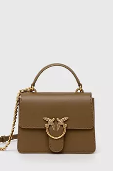 Кожаная сумочка Pinko, зеленый