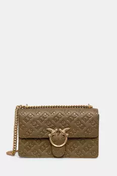 Кожаная сумочка Pinko, зеленый