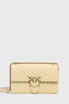 Кожаная сумочка Pinko, желтый