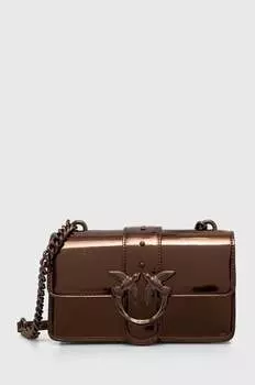 Кожаная сумочка Pinko, золотой