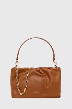 Кожаная сумочка Tommy Hilfiger, коричневый