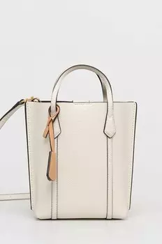 Кожаная сумочка Tory Burch, бежевый
