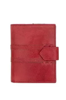 Кожаная сумочка тройного сложения Arizona PRIMEHIDE, красный