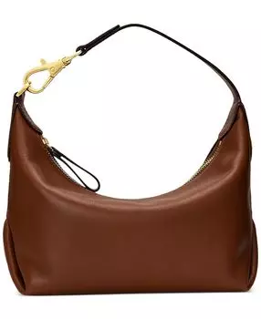 Кожаная трансформируемая сумка через плечо Kassie среднего размера Lauren Ralph Lauren