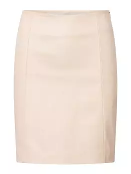 Кожаная юбка Bolongaro Trevor Skirt, белый