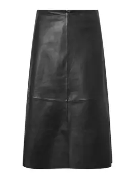 Кожаная юбка Bolongaro Trevor Skirt, черный
