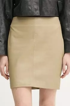 Кожаная юбка Ceciliana 2Ndday, бежевый