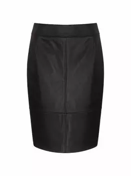 Кожаная юбка Hugo Boss