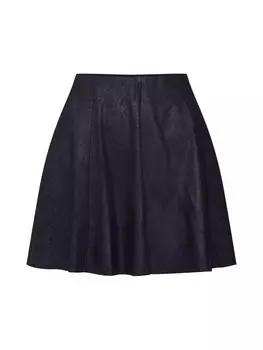 Кожаная юбка ONLY Skirt, черный