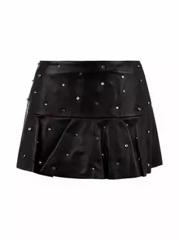 Кожаная юбка RED Valentino