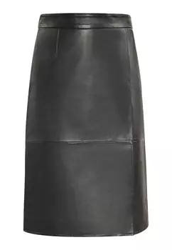 Кожаная юбка ROCK DreiMaster, черный
