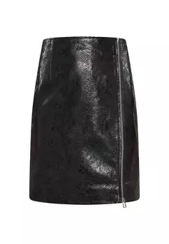 Кожаная юбка ROCK faina, черный