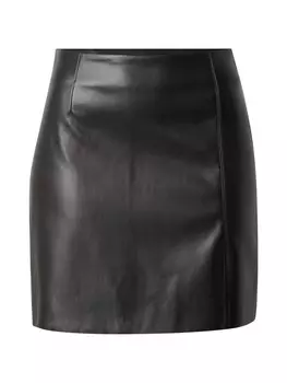 Кожаная юбка VERO MODA Skirt VMNelly, черный