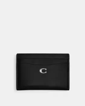 Кожаная визитница Coach, черный