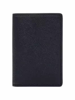 Кожаная визитница Maison Margiela, тёмно-синий