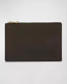 Кожаная визитница Oliveta Zip Vacchetta Il Bisonte