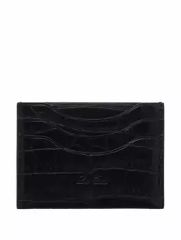 Кожаная визитница Onde Loro Piana, черный