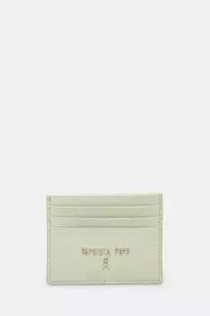 Кожаная визитница Patrizia Pepe, зеленый