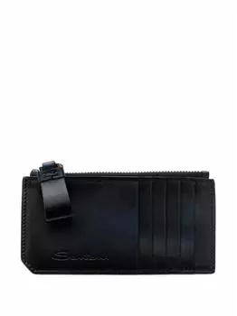 Кожаная визитница Santoni