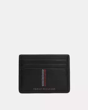 Кожаная визитница Tommy Hilfiger, черный
