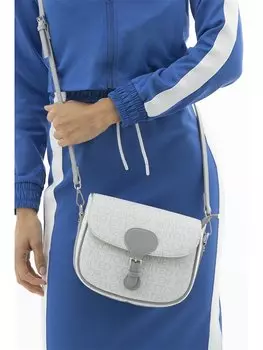 Кожаная женская сумка BENETTON, белый