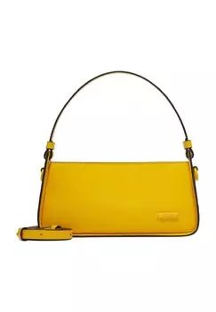 Кожаная женская сумка через плечо на молнии LIEBESKIND, цвет Lemon