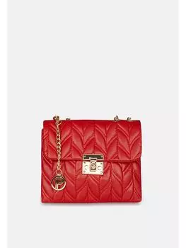 Кожаная женская сумка через плечо с цепочкой Parigi