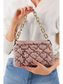 Кожаная женская сумка через плечо с цепочкой Tonny Black