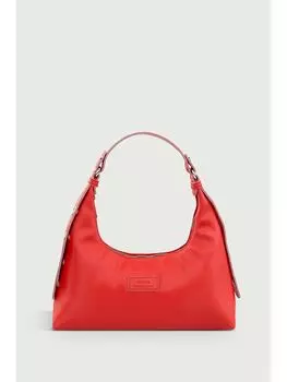 Кожаная женская сумка через плечо с металлической аппликацией Housebags