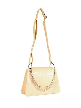 Кожаная женская сумка через плечо с узором под крокодила Luwwe Bags