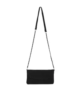 Кожаная женская сумка Vila, черный