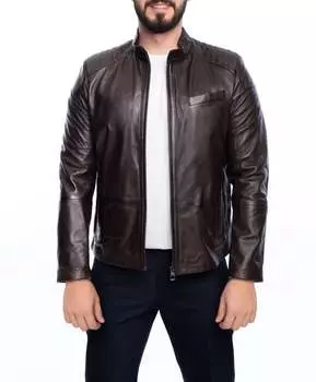 КОЖАНАЯ КУРТКА LANIER Vella Pais, коричневый