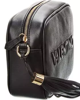 Кожаное через плечо Valentino by Mario Valentino Mia с тиснением, черный