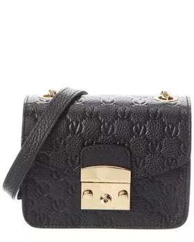 Кожаное через плечо Valentino by Mario Valentino Bijou Dollaro с монограммой, черный