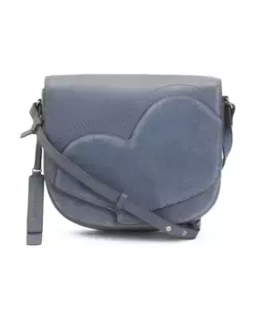 Кожаное и замшевое плечо через плечо Lucky Brand, синий