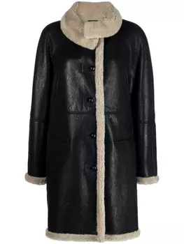 Кожаное пальто Astana ISABEL MARANT, черный